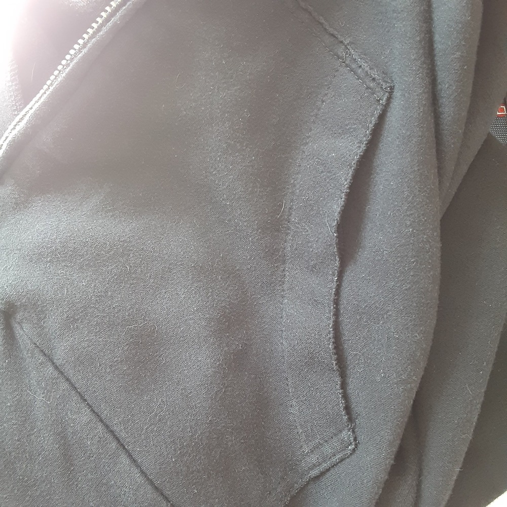 Burberry London Nova Check Zip Up Hoodie Elbow Patch Embroidered Logo RARE  Sz L - Picture 12 of 16